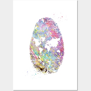 Fingerprint Posters and Art